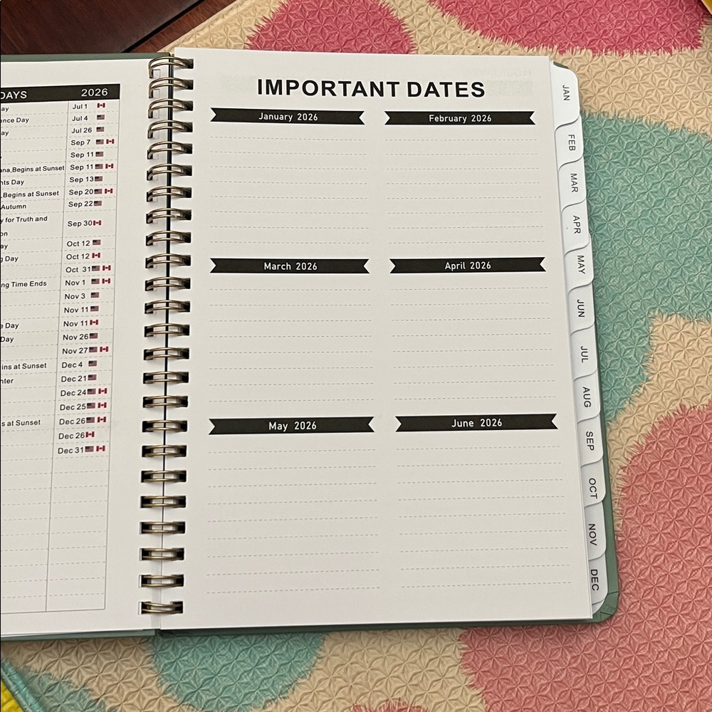 2026 Planning Calendar - Sage Green new - Picture 5 of 10